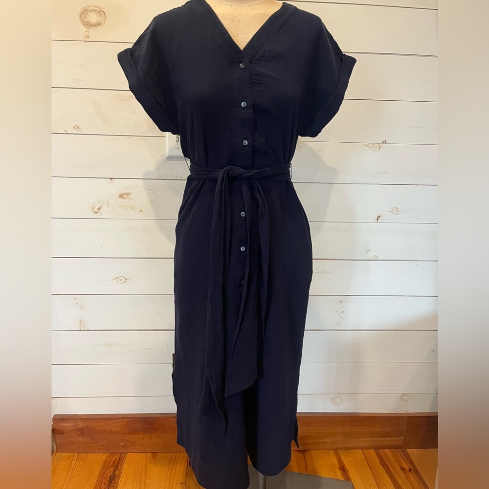 JMcLaughlin Deep Navy Mandy Dress